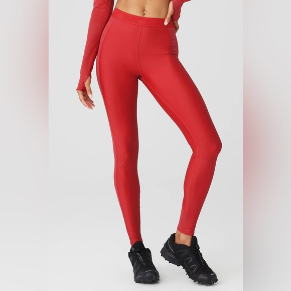 ALO Yoga Pants - Alo Yoga Airlift High-Waist Ballet Dream Legging Red